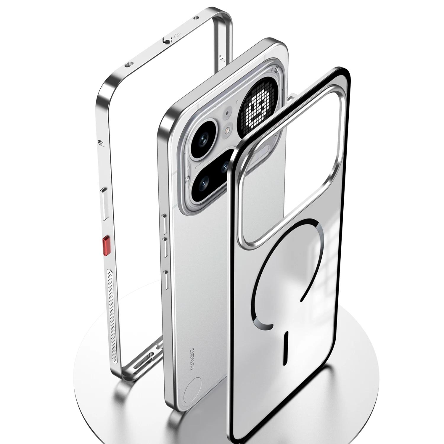 Magnetic Case For Nothing Phone 4a Aluminium Alloy Metal Frame Case For Nothing Phone 4a Pro Matte Clear Acrylic Cover
Magnetic Case For Nothing Phone 4a Aluminium Alloy Metal Frame Case For Nothing Phone 4a Pro Matte Clear Acrylic Cover
