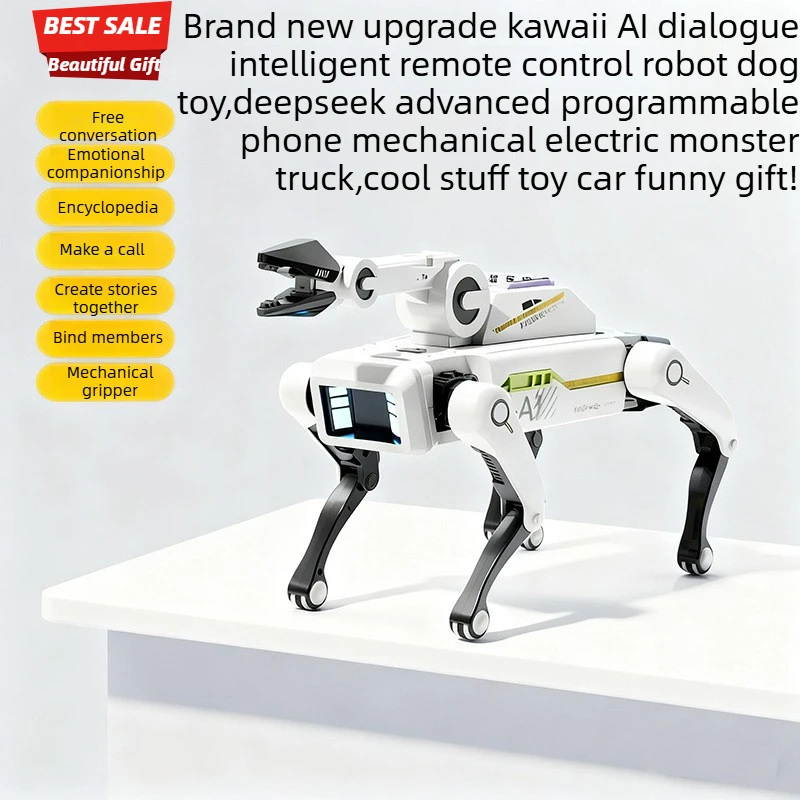 Cool Stuff Toy Car Funy Gift-Hot AI Intelligent Bionic Rc Robot Dog,Kawaii Voice Programming Rc Cars,Toys for Kids,Monster Truck
Cool Stuff Toy Car Funy Gift-Hot AI Intelligent Bionic Rc Robot Dog,Kawaii Voice Programming Rc Cars,Toys for Kids,Monster Truck