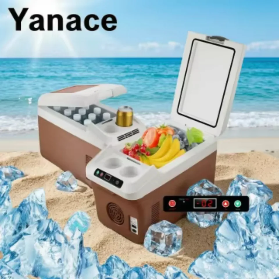Yanace 15L Portable Car Refrigerator Dual Zone Mini Fridge Freezer for Camping Travel Electric Cooler Box Outdoor Use
Yanace 15L Portable Car Refrigerator Dual Zone Mini Fridge Freezer for Camping Travel Electric Cooler Box Outdoor Use