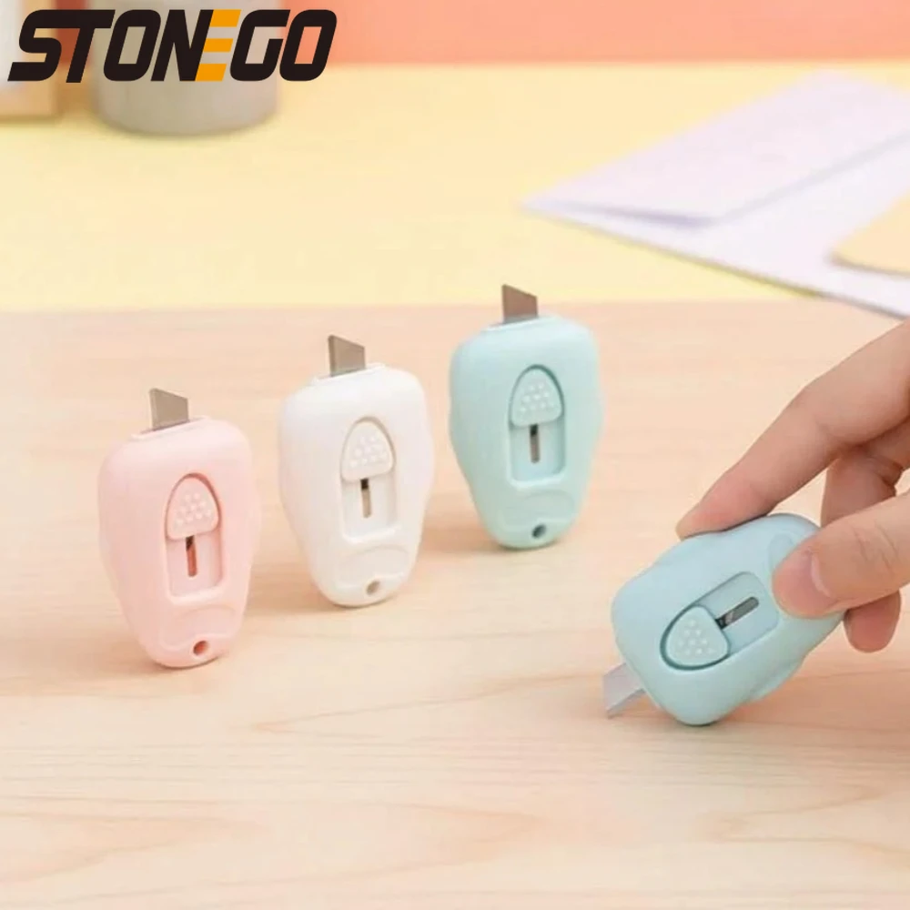 Портативные мини-ножи STONEGO, выдвижной резак для бумаги, нож для резки конвертов и картонных коробок, канцелярские принадлежности
Портативные мини-ножи STONEGO, выдвижной резак для бумаги, нож для резки конвертов и картонных коробок, канцелярские принадлежности