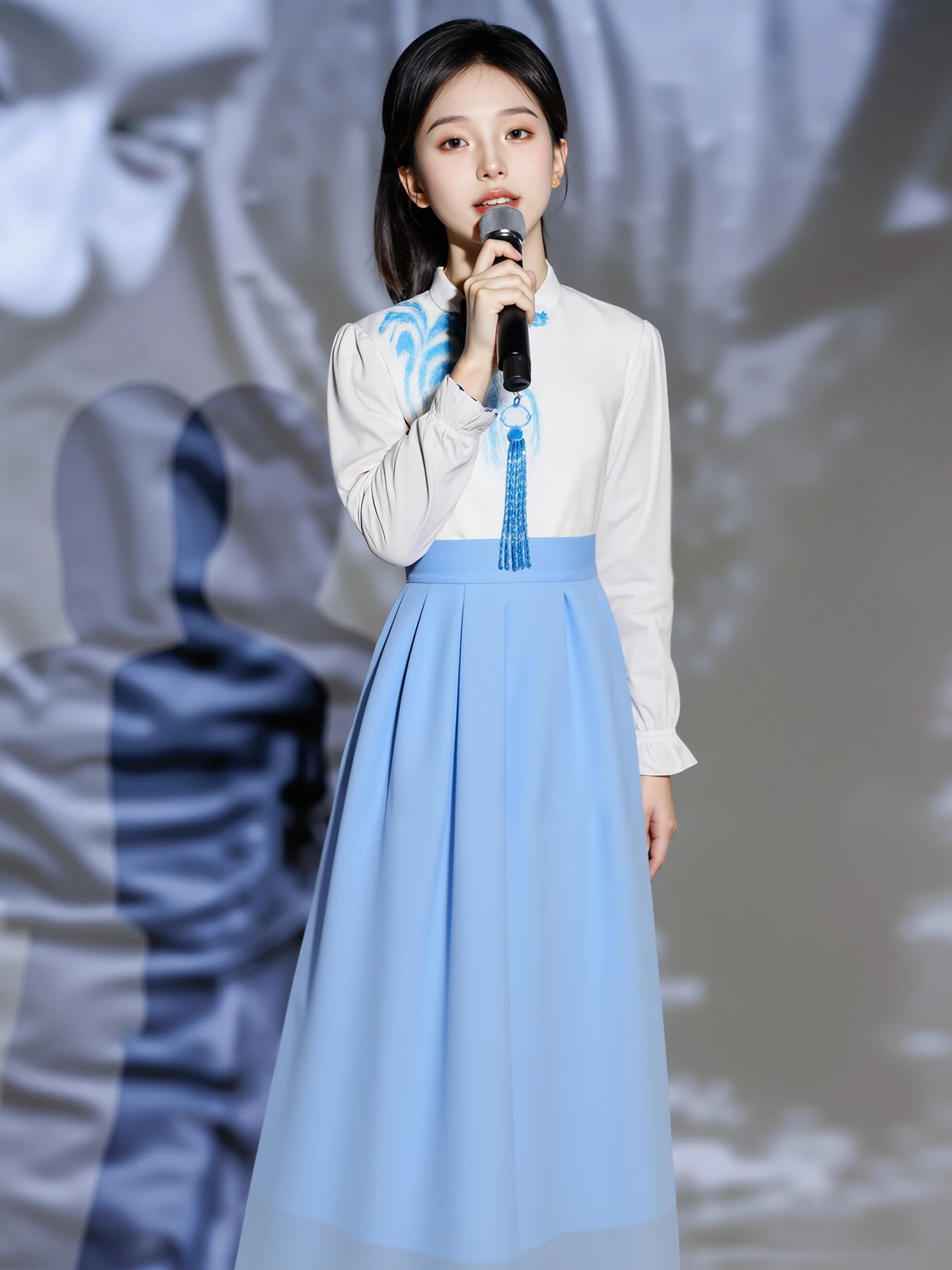 Youth Chorus Recitation Performance Costume Adult Style Nationalistic Red Song Host Speech Competition Ceremony Outfit
Youth Chorus Recitation Performance Costume Adult Style Nationalistic Red Song Host Speech Competition Ceremony Outfit