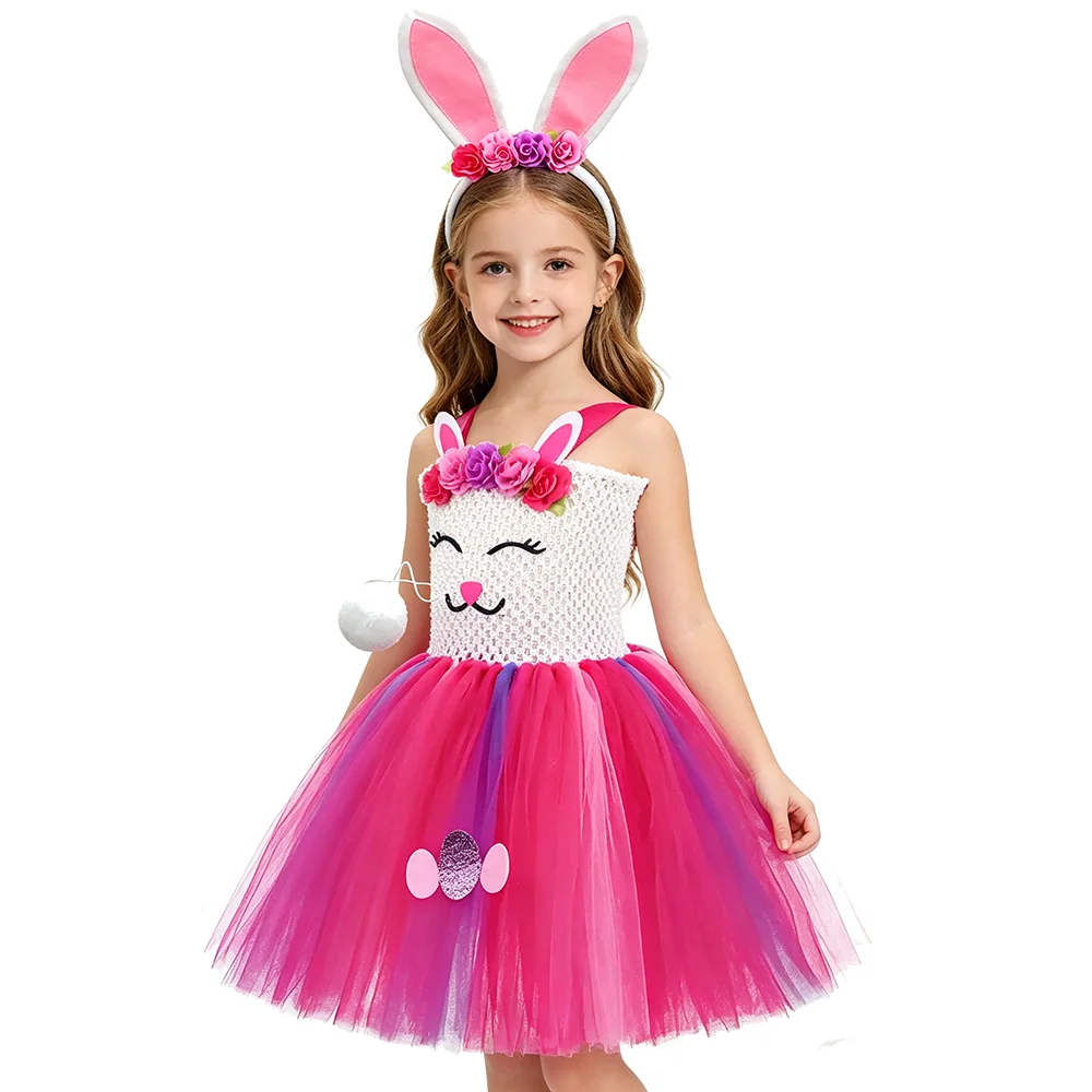 Girls Easter Bunny Tutu Dress Kids Rabbit Princess Costumes with Ears Bow & Tail Children Birthday Party Carnival Ballet Outfit
Girls Easter Bunny Tutu Dress Kids Rabbit Princess Costumes with Ears Bow & Tail Children Birthday Party Carnival Ballet Outfit