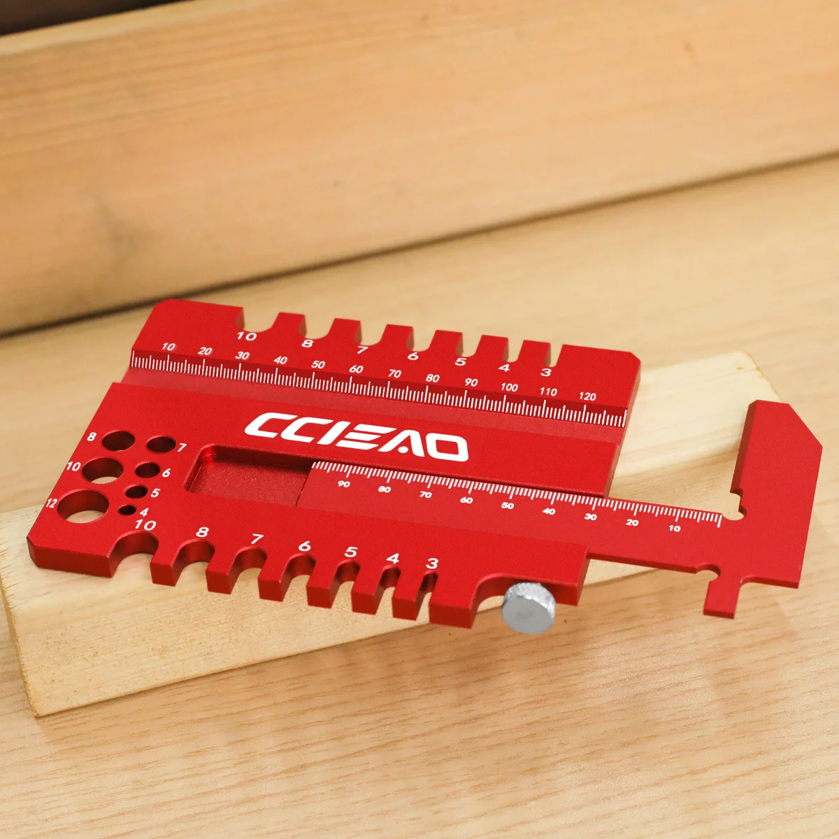 Carpentry Multi-Angle Layout Ruler, Precision Height Gauge for Marking Lines, Measuring Hole Sizes, Checking Thickness and Depth
Carpentry Multi-Angle Layout Ruler, Precision Height Gauge for Marking Lines, Measuring Hole Sizes, Checking Thickness and Depth