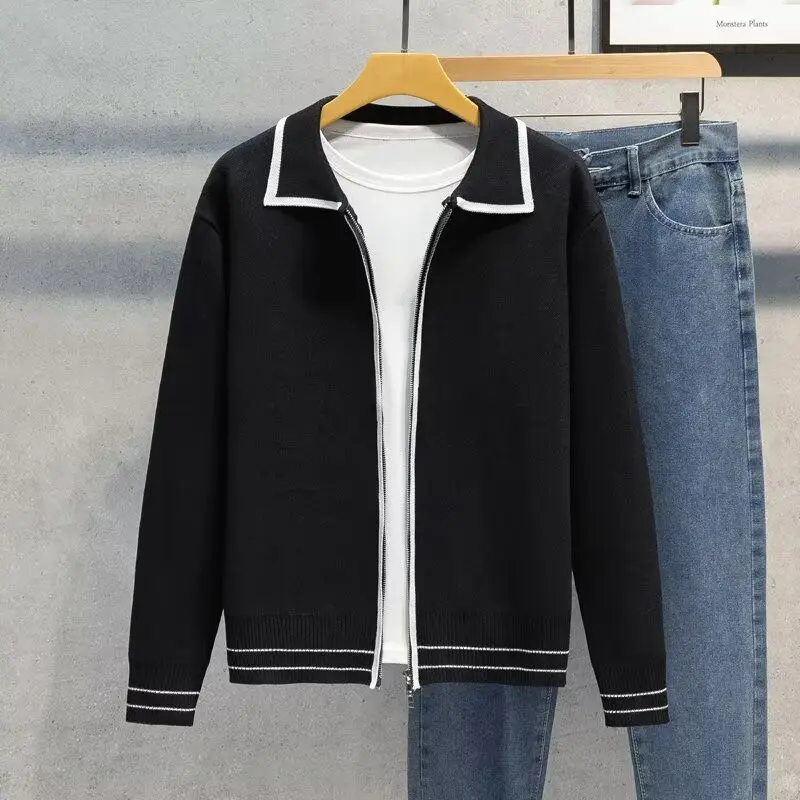 Retro British Knitted Jacket Men's Business Casual Zipper Neck Sweater Winter Long Sleeve Polyester Fiber Regular Fit
Retro British Knitted Jacket Men's Business Casual Zipper Neck Sweater Winter Long Sleeve Polyester Fiber Regular Fit