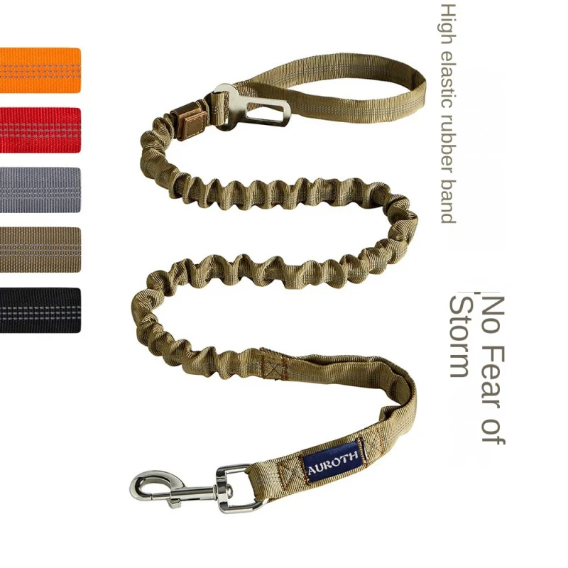 Shock-Absorbing Dog Leash for Medium/Large Dogs, Anti-Pull Training Lead with Reflective Stitching
Shock-Absorbing Dog Leash for Medium/Large Dogs, Anti-Pull Training Lead with Reflective Stitching