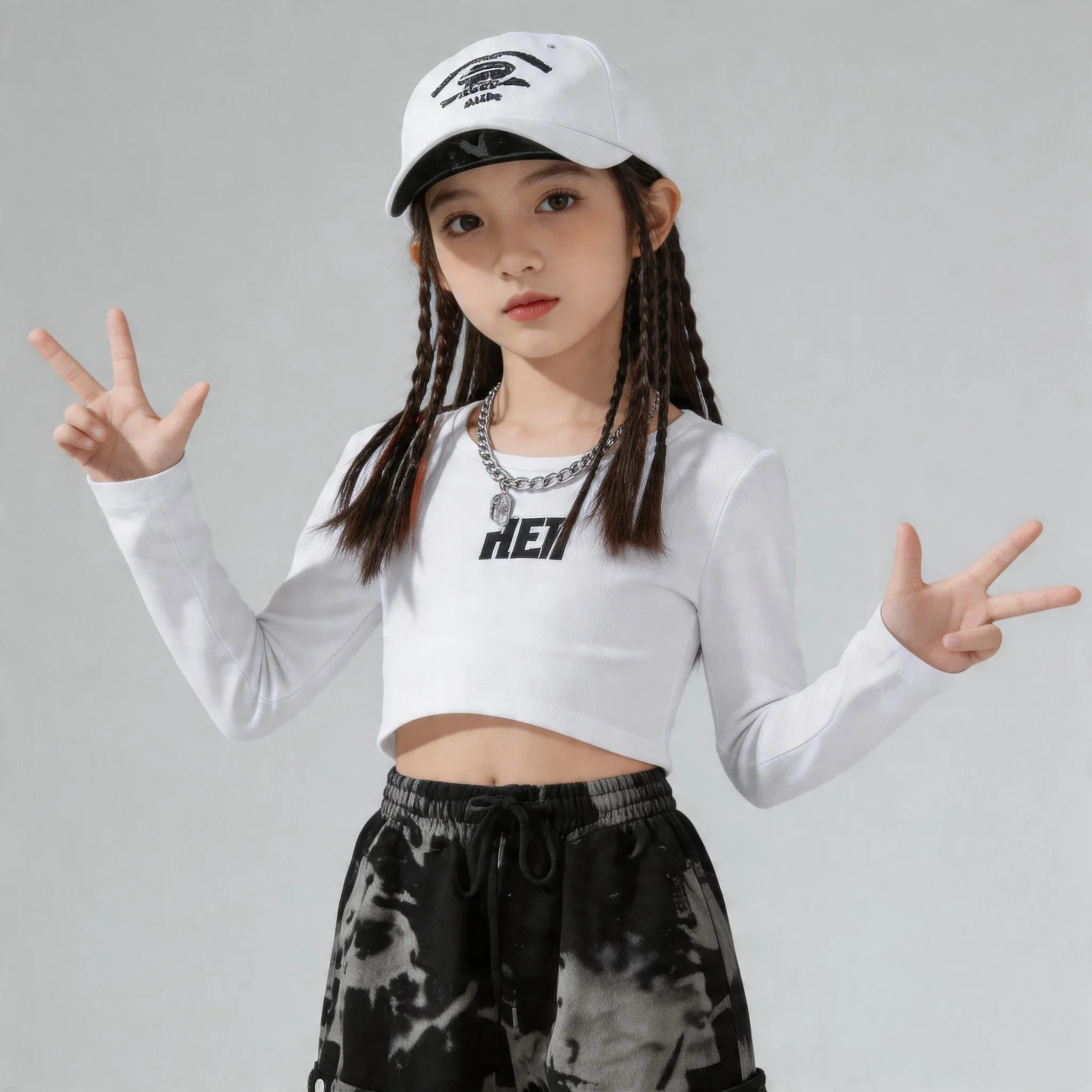 Hip Hop Dance Outfits For Girls Loose T-Shirt Hiphop Pants Streetwear Boys Jazz Performance Stage Clothes
Hip Hop Dance Outfits For Girls Loose T-Shirt Hiphop Pants Streetwear Boys Jazz Performance Stage Clothes