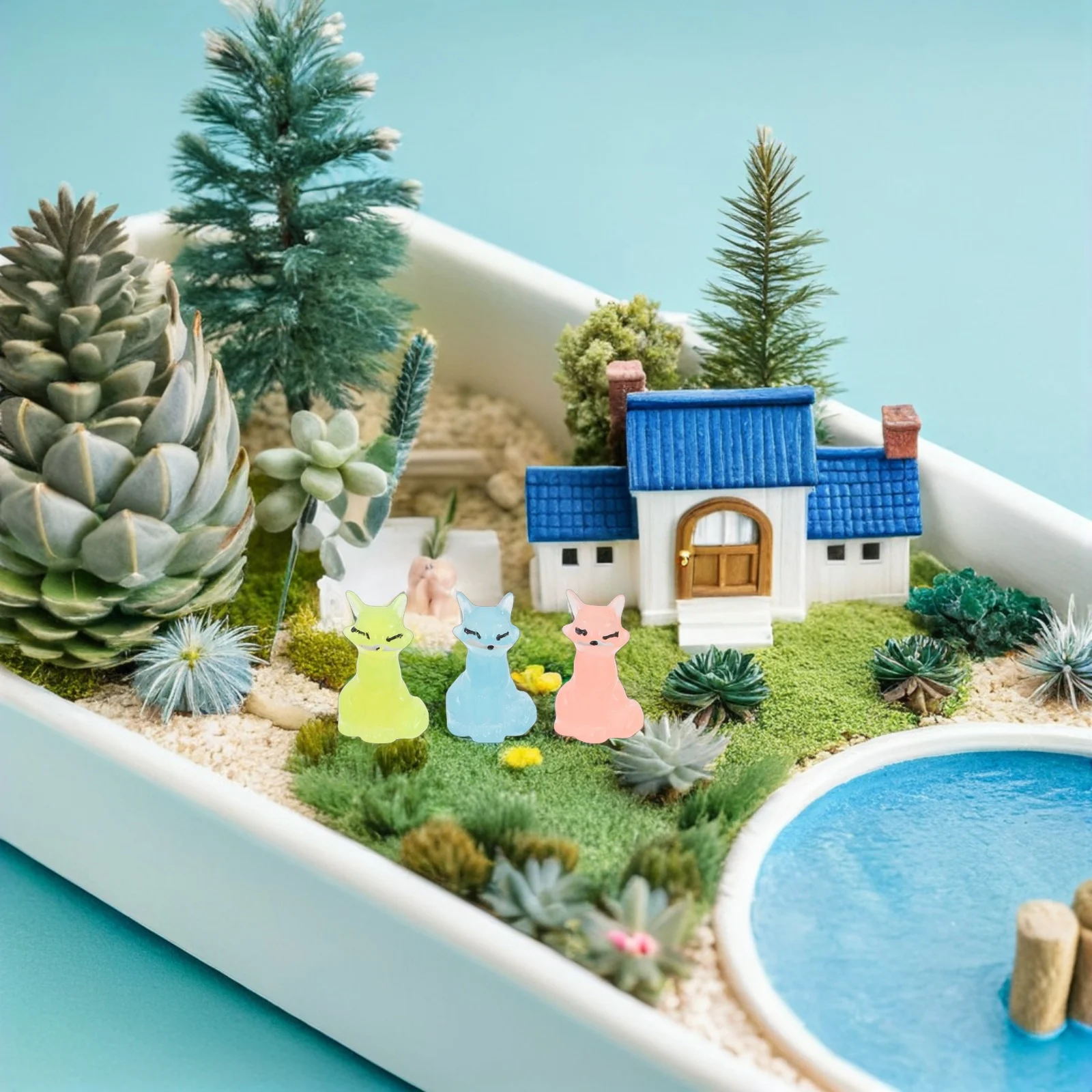 30Pcs Luminous Fox Miniature Animals Glow in Dark Fairy Garden Micro Landscape Desktop Decoration Aquarium Birthday Party Favors
30Pcs Luminous Fox Miniature Animals Glow in Dark Fairy Garden Micro Landscape Desktop Decoration Aquarium Birthday Party Favors