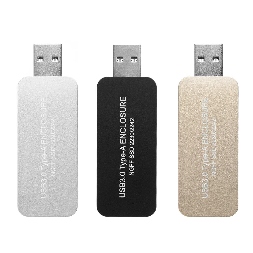 USB 3.0 to M.2 SSD Enclosure USB3.0 to NGFF B KEY Hard Disk Adapter B+M Key M2 SATA SSD External Mobile Box For 2230 2242 M2 SSD
USB 3.0 to M.2 SSD Enclosure USB3.0 to NGFF B KEY Hard Disk Adapter B+M Key M2 SATA SSD External Mobile Box For 2230 2242 M2 SSD