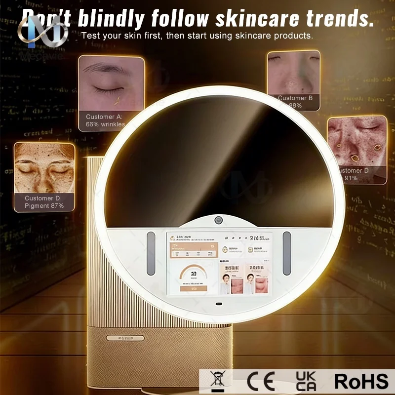 2026 AI Smart Skin Analyzer Mirror Facial Care Device Skin Test Magic Mirror Professional Beauty Machine
2026 AI Smart Skin Analyzer Mirror Facial Care Device Skin Test Magic Mirror Professional Beauty Machine
