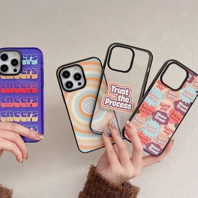 2.0 Version Acrylic Upgrade Border Cheers Phone Case Cover for IPhone 11 12 13 14 15 Pro Max Case for IPhone 15 Pro Max
2.0 Version Acrylic Upgrade Border Cheers Phone Case Cover for IPhone 11 12 13 14 15 Pro Max Case for IPhone 15 Pro Max
