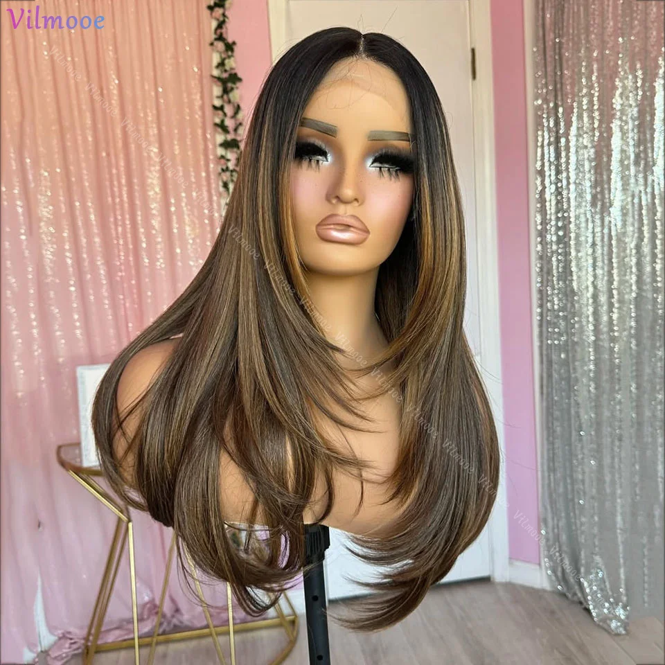 Highlight Blonde 5x5 Glueless Silk Base Wig Ombre Brown Straight13x4 Silk Top Lace Front Wig Remy Human Hair With Bleached Knots
Highlight Blonde 5x5 Glueless Silk Base Wig Ombre Brown Straight13x4 Silk Top Lace Front Wig Remy Human Hair With Bleached Knots