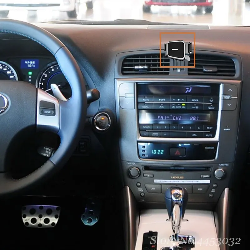 Для Lexus 250 300 2006-2011 Мини-держатель телефона с воздуховыпускным отверстием 360 ° Поворотный кронштейн для одной руки с прочной ручкой. Специальный кронштейн для модели.
Для Lexus 250 300 2006-2011 Мини-держатель телефона с воздуховыпускным отверстием 360 ° Поворотный кронштейн для одной руки с прочной ручкой. Специальный кронштейн для модели.