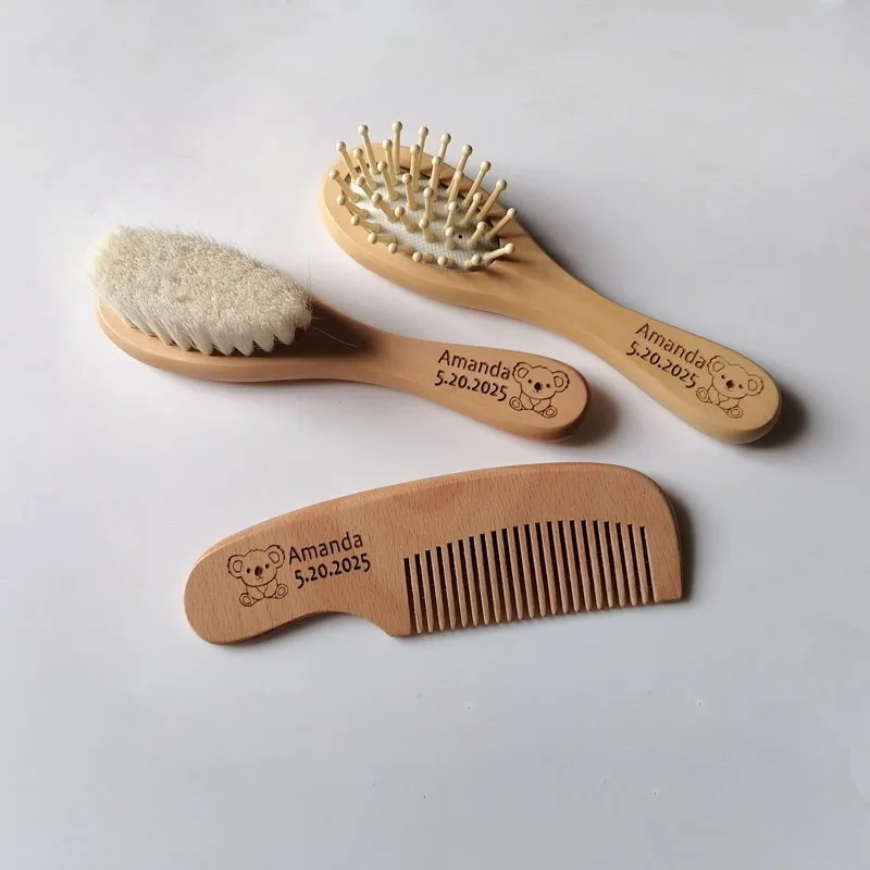 Engrave Wooden Personalized Newborn Baby Hairbrushes Comb Brush Infant Name Hair Brush Birth/Baptism/Birthday Baby Shower Gifts
Engrave Wooden Personalized Newborn Baby Hairbrushes Comb Brush Infant Name Hair Brush Birth/Baptism/Birthday Baby Shower Gifts