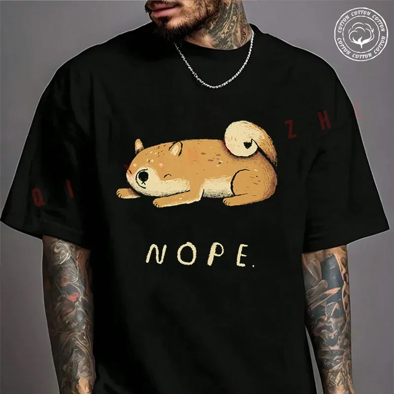 Shiba Nope Design Motorcycle T-Shirt For Riders Men's Cotton Fashion Casual High Quality Round Neck Tshirt Tee
Shiba Nope Design Motorcycle T-Shirt For Riders Men's Cotton Fashion Casual High Quality Round Neck Tshirt Tee