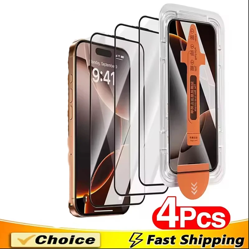 HD Screen Protector for iPhone 17 16 Pro Max Plus 17 Air Tempered Glass One Click Auto Installation Glass iphone17 iphone16 Pro
HD Screen Protector for iPhone 17 16 Pro Max Plus 17 Air Tempered Glass One Click Auto Installation Glass iphone17 iphone16 Pro