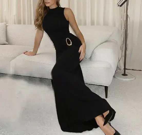 New Women's Fashion High Waist Twisted Sexy Dresses 2026 Summer Temperament Slimming Sleeveless Exposed Wrap Dress for Women
New Women's Fashion High Waist Twisted Sexy Dresses 2026 Summer Temperament Slimming Sleeveless Exposed Wrap Dress for Women