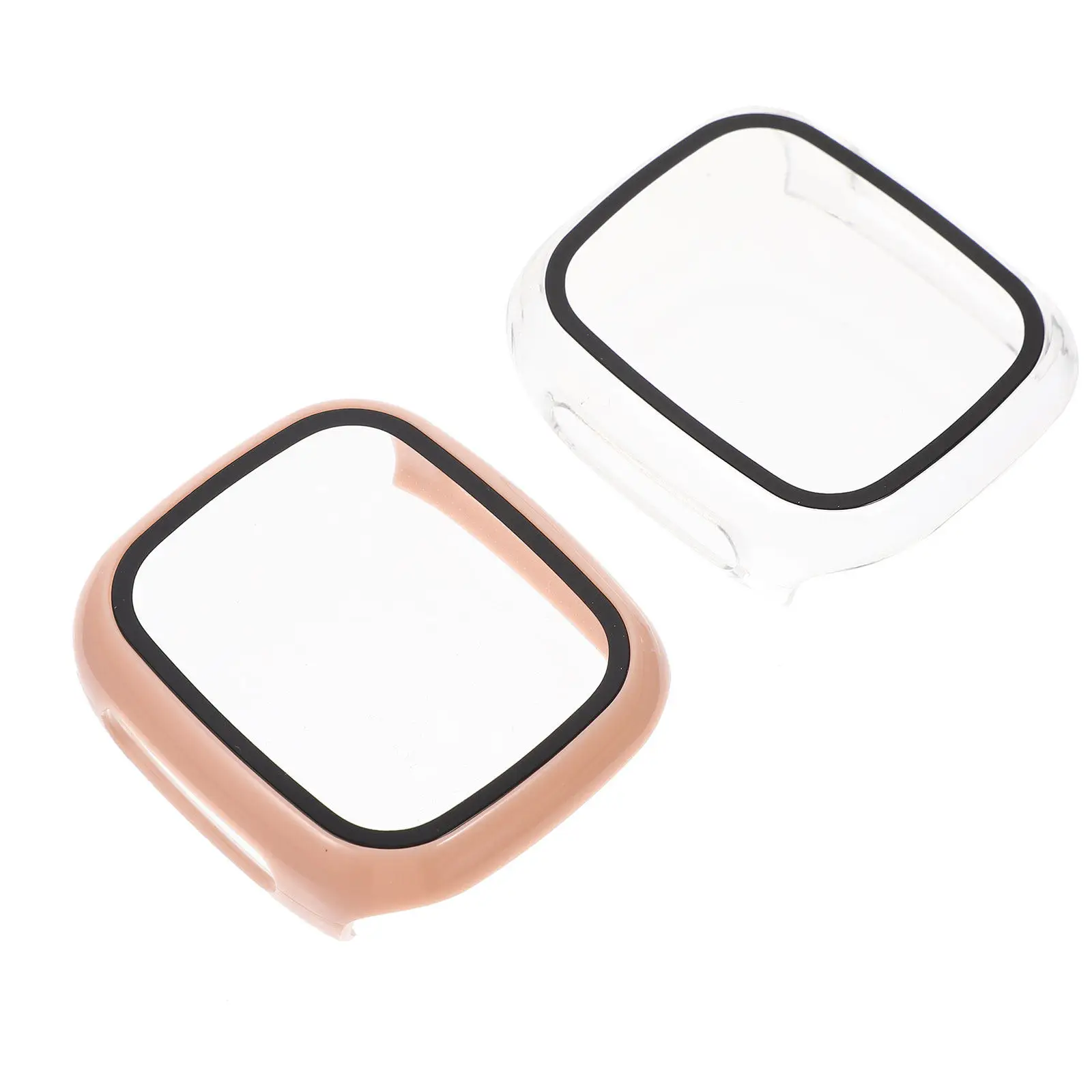 2Pcs Kids Watch Cover Premium Pc Protective Case Scratch Resistant Full Edge Protective Shell for Smartwatch