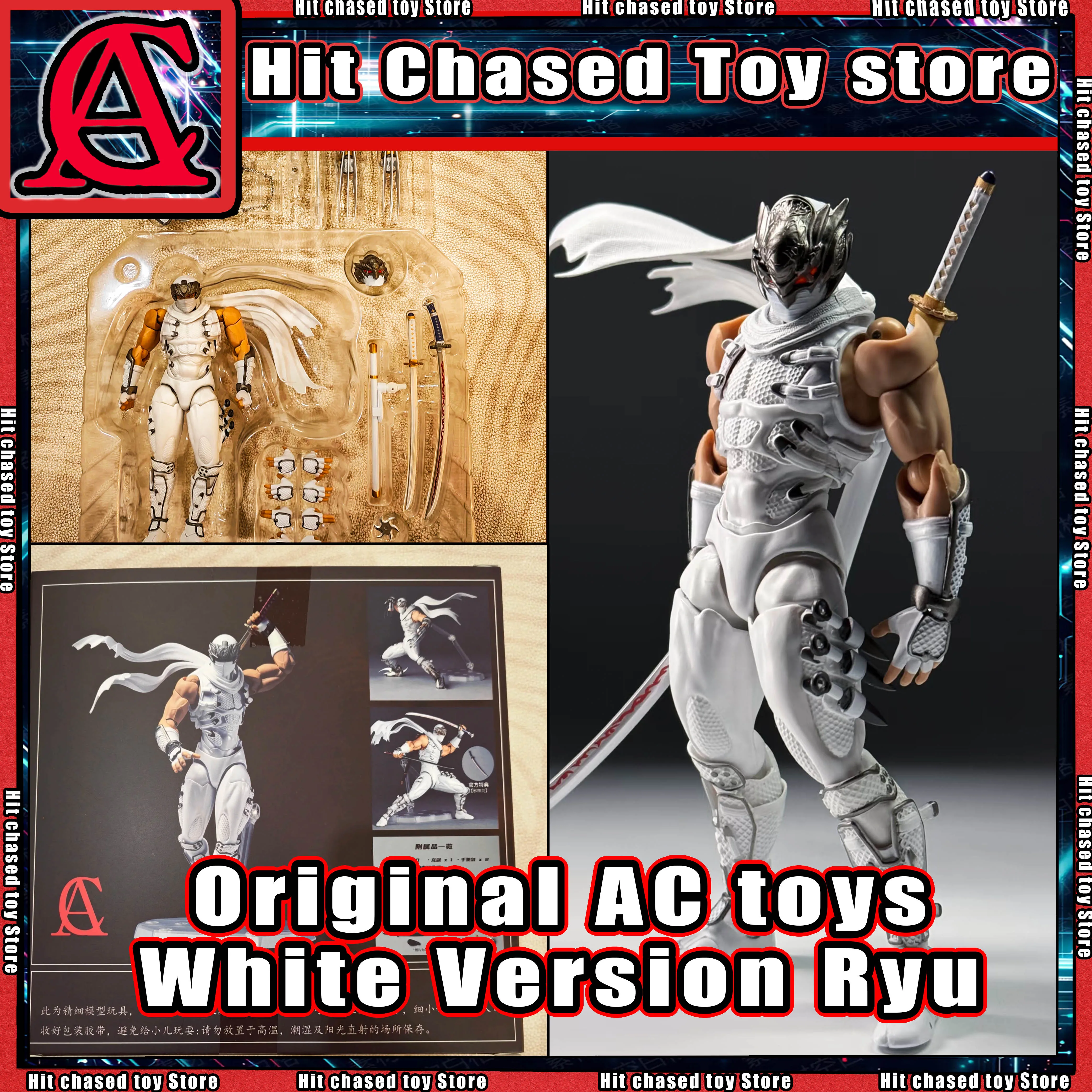 Hot Original AC Factory Toys White Version Ryu Hayabusa Anime Action Figures Kaiyodo Amazing Yamaguchi Figurine Model Gitfs Toys
Hot Original AC Factory Toys White Version Ryu Hayabusa Anime Action Figures Kaiyodo Amazing Yamaguchi Figurine Model Gitfs Toys