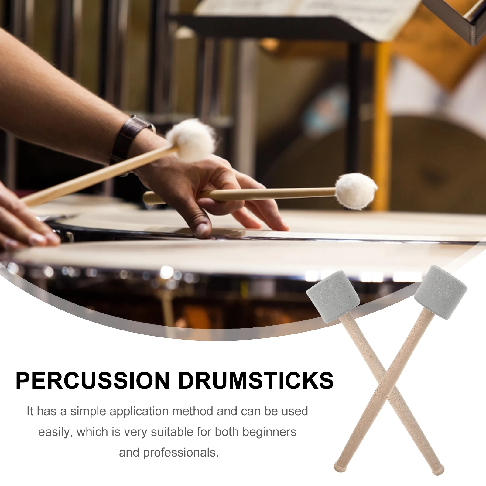 2 Pcs Drum Sticks Accessories Percussion Mallets Oak Drumsticks Drummer Instrument
2 Pcs Drum Sticks Accessories Percussion Mallets Oak Drumsticks Drummer Instrument