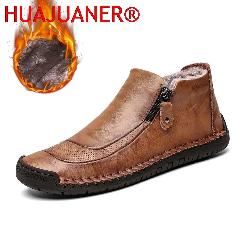 Fashion Winter Men's Boots Warm Fur Men's Boots Snow Leather Men's Boots Autumn Mens Basic Boots Outdoor Men's Driving Shoes
Fashion Winter Men's Boots Warm Fur Men's Boots Snow Leather Men's Boots Autumn Mens Basic Boots Outdoor Men's Driving Shoes