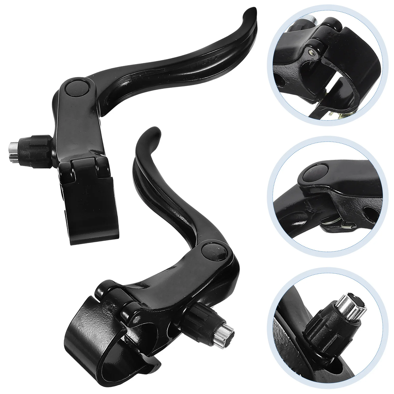 1Pair Bike Brake Lever Sturdy Aluminum Construction Non-Deformable Easy Install Fixed Gear Brake Handle 22.2mm 24Mm Compatible
1Pair Bike Brake Lever Sturdy Aluminum Construction Non-Deformable Easy Install Fixed Gear Brake Handle 22.2mm 24Mm Compatible