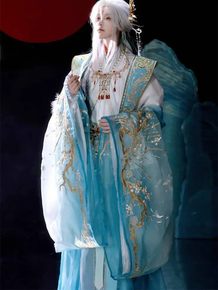 National style Hanfu Ceremony show improved ancient Chinese traditional clothing men and women heavy industry embroidery Hanfu
National style Hanfu Ceremony show improved ancient Chinese traditional clothing men and women heavy industry embroidery Hanfu