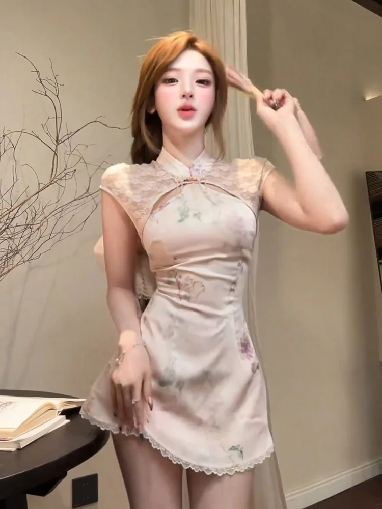 Stazf7 Summer Short Waist Cinched Lace Print Qipao Skirt Women's Fashion Casual Travel Dresses plus Size A-Line Skirts
Stazf7 Summer Short Waist Cinched Lace Print Qipao Skirt Women's Fashion Casual Travel Dresses plus Size A-Line Skirts