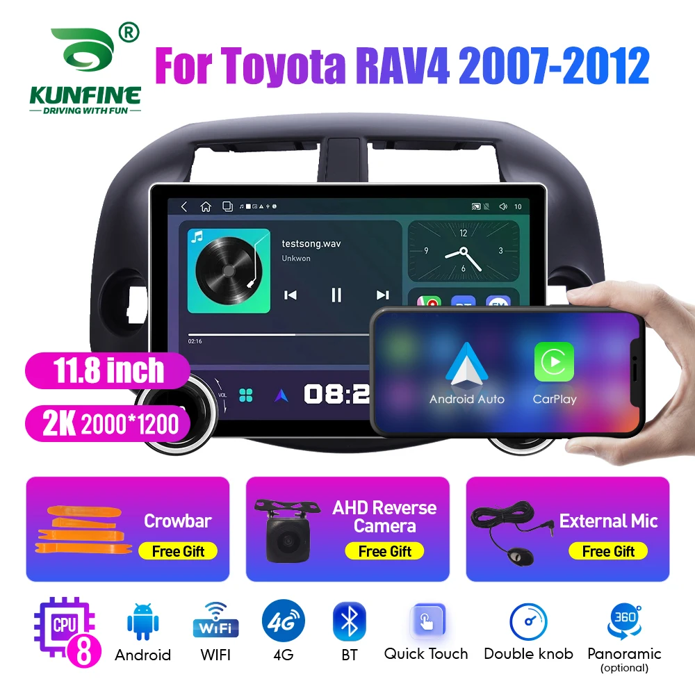 11.8 Inch 2K Double Knobs 2 Din Car Radio For Honda Rav4 2007-2012 Car Radio DVD Multimedia Video Player Android Auto Carplay
11.8 Inch 2K Double Knobs 2 Din Car Radio For Honda Rav4 2007-2012 Car Radio DVD Multimedia Video Player Android Auto Carplay