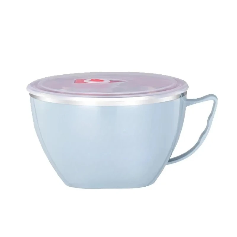 Large Capacity Stainless Steel Bowl Double-layer Heat Protection Instant Noodle Bowl Child Food Storage Container Cover
Large Capacity Stainless Steel Bowl Double-layer Heat Protection Instant Noodle Bowl Child Food Storage Container Cover