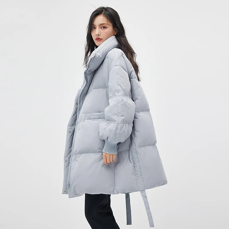 Women Lightweight Down Coat Loose Latern Sleeve Mid-Length Puffer Jackets Fashion Warm Winter Outwear Coats 2022 New Design
Women Lightweight Down Coat Loose Latern Sleeve Mid-Length Puffer Jackets Fashion Warm Winter Outwear Coats 2022 New Design