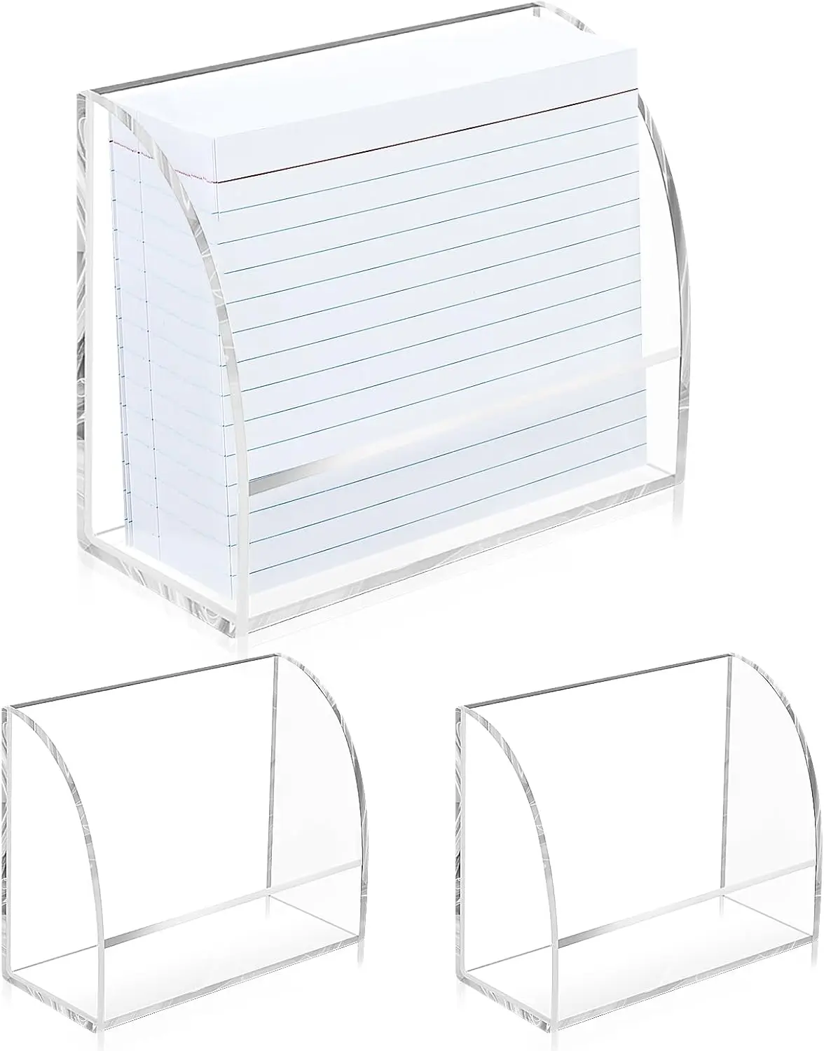 2 PCS Clear Acrylic Index Card Holder for Desk, 4x6 Postcard Stand with Rounded Edges for Office Classroom
2 PCS Clear Acrylic Index Card Holder for Desk, 4x6 Postcard Stand with Rounded Edges for Office Classroom