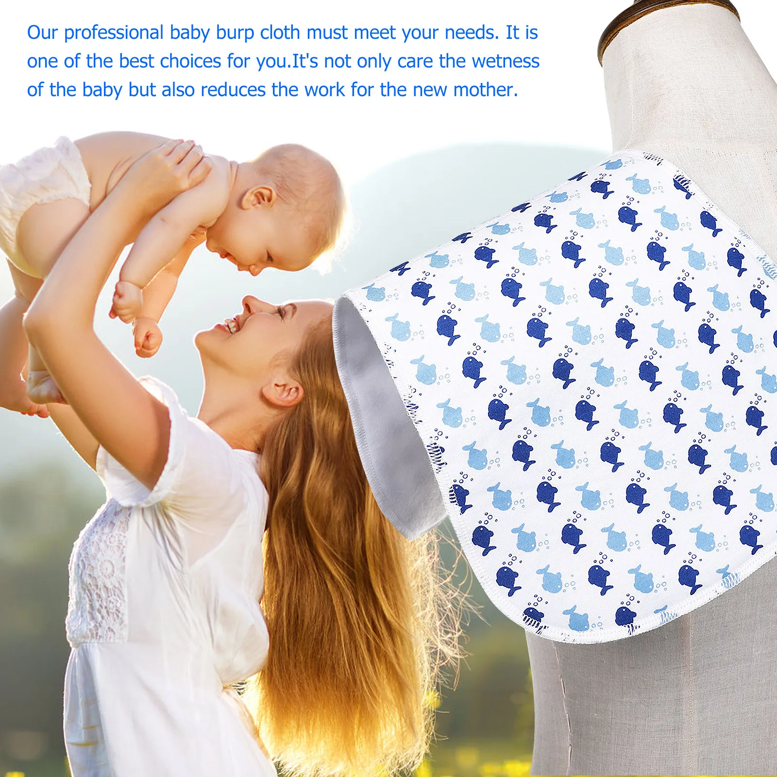 3Pcs Portable Soft Cotton Baby Burp Cloths Quick Dry Burping Towels for Infants Newborns Nursing Diaper Changing Burp Cloth Gift
3Pcs Portable Soft Cotton Baby Burp Cloths Quick Dry Burping Towels for Infants Newborns Nursing Diaper Changing Burp Cloth Gift