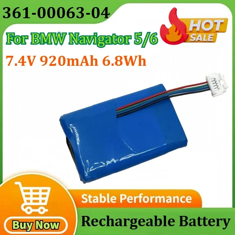 361-00063-00 361-00063-04 7.4V 920mAh 6.8Wh for Garmin for BMW Motorrad Navigator 5 6 High Quality Batteries Replacement
361-00063-00 361-00063-04 7.4V 920mAh 6.8Wh for Garmin for BMW Motorrad Navigator 5 6 High Quality Batteries Replacement