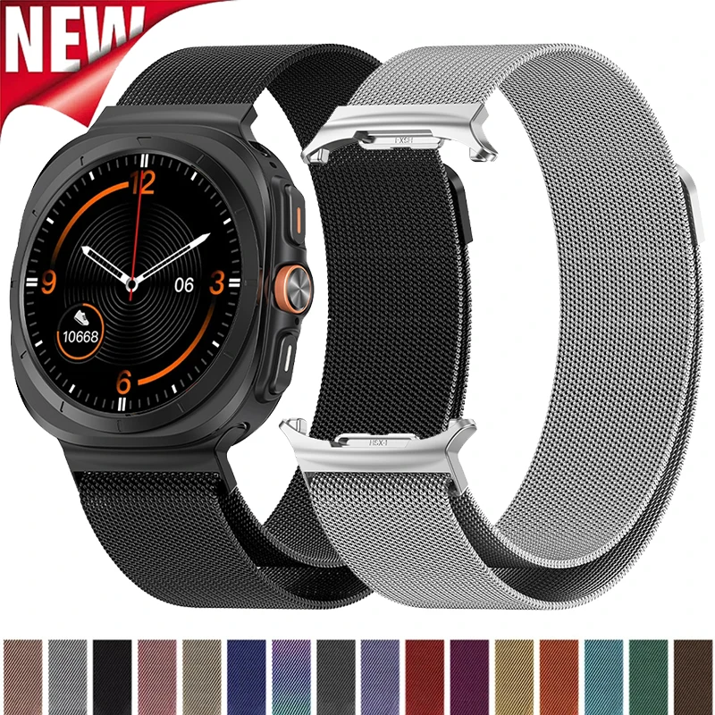 Magnetic Milanese Strap for Samsung Galaxy Watch 7 Ultra 47mm Loop Stainless Steel Bracelet for Galaxy Watch 7 Ultra Metal Band
Magnetic Milanese Strap for Samsung Galaxy Watch 7 Ultra 47mm Loop Stainless Steel Bracelet for Galaxy Watch 7 Ultra Metal Band