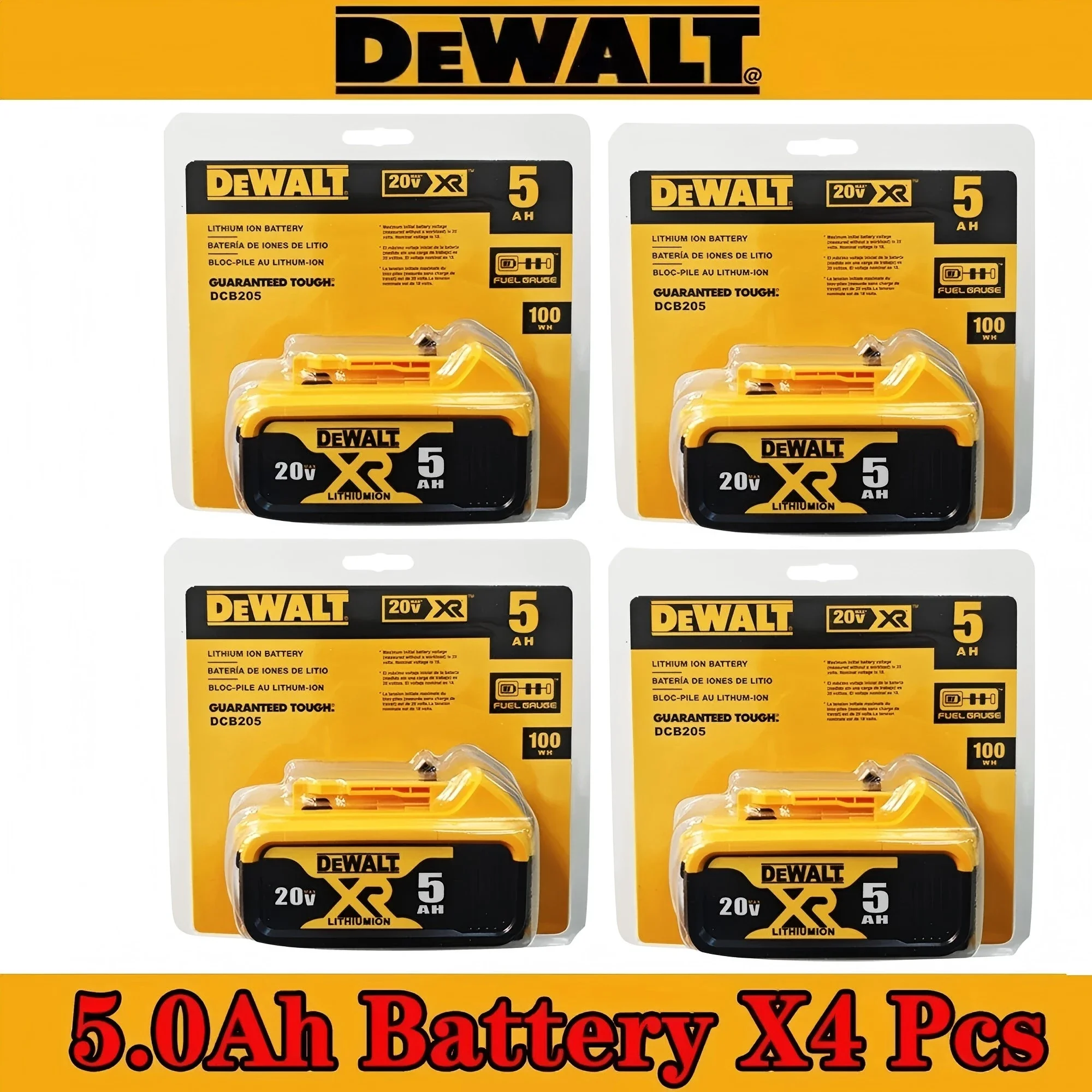 ✅100% Original 18V 20V DEWALT batteries 20V battery MAX Premium XR 6.0Ah DCB203 DCB184、DCB200 Lithium Ion Power Tool Battery
✅100% Original 18V 20V DEWALT batteries 20V battery MAX Premium XR 6.0Ah DCB203 DCB184、DCB200 Lithium Ion Power Tool Battery