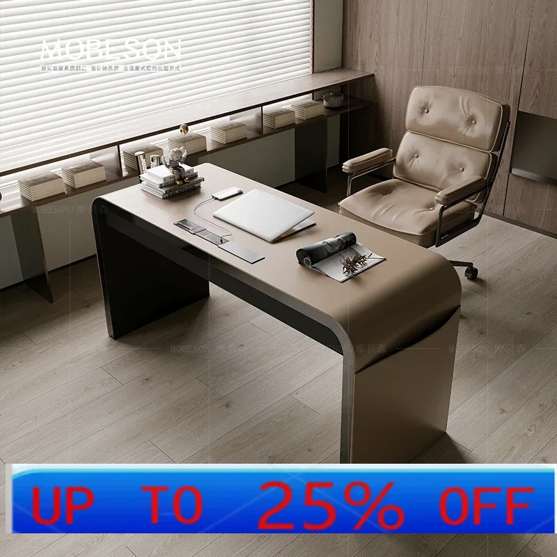 LH minimalist desk study modern study table home saddle leather notebook desk
LH minimalist desk study modern study table home saddle leather notebook desk