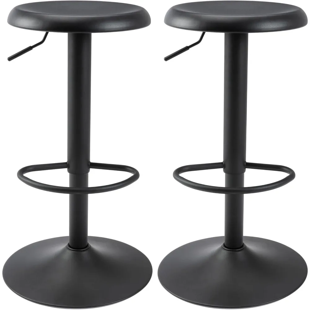 Living Adjustable Bar Stools Set of 2, Swivel Round Metal Airlift Barstools, Backless Counter Height Bar Chairs
Living Adjustable Bar Stools Set of 2, Swivel Round Metal Airlift Barstools, Backless Counter Height Bar Chairs