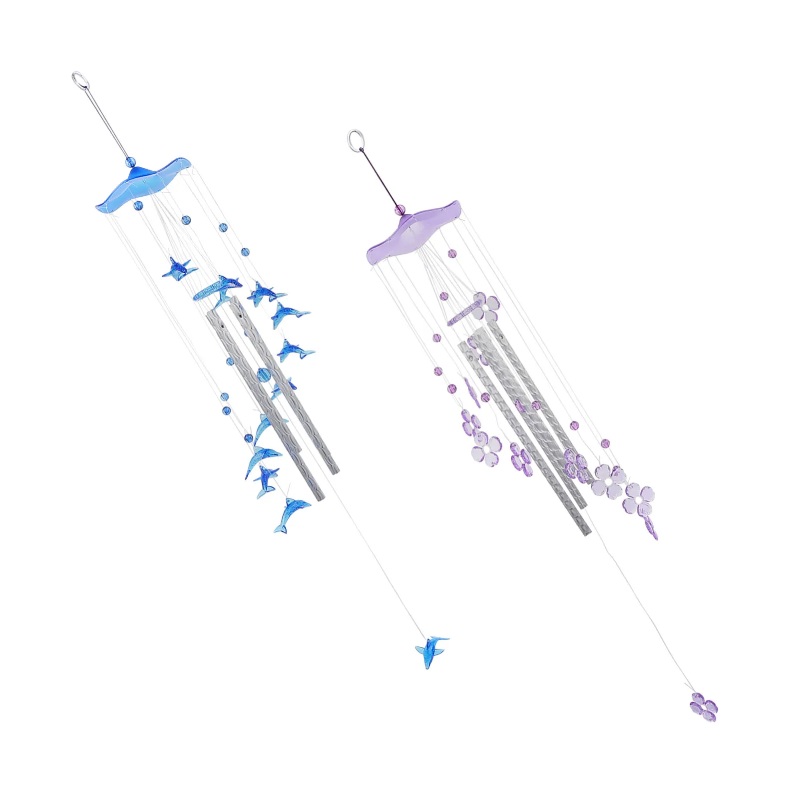 2pcs Aluminum Tube Wind Chimes Flower Shape Blue Purple Durable Outdoor Indoor Home Decorative Wind Bells Garden Patio
2pcs Aluminum Tube Wind Chimes Flower Shape Blue Purple Durable Outdoor Indoor Home Decorative Wind Bells Garden Patio