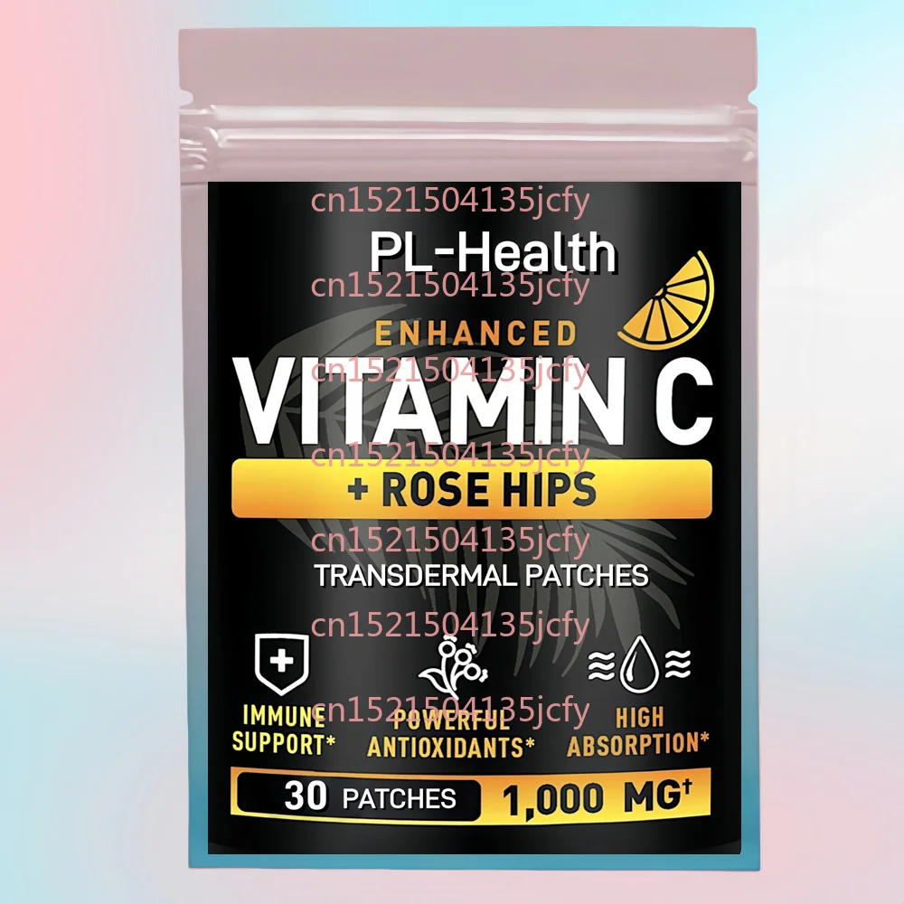 30 Patches Vitamin C Transdermal Patches with Rose Hips for Powerful Immune System Support
30 Patches Vitamin C Transdermal Patches with Rose Hips for Powerful Immune System Support