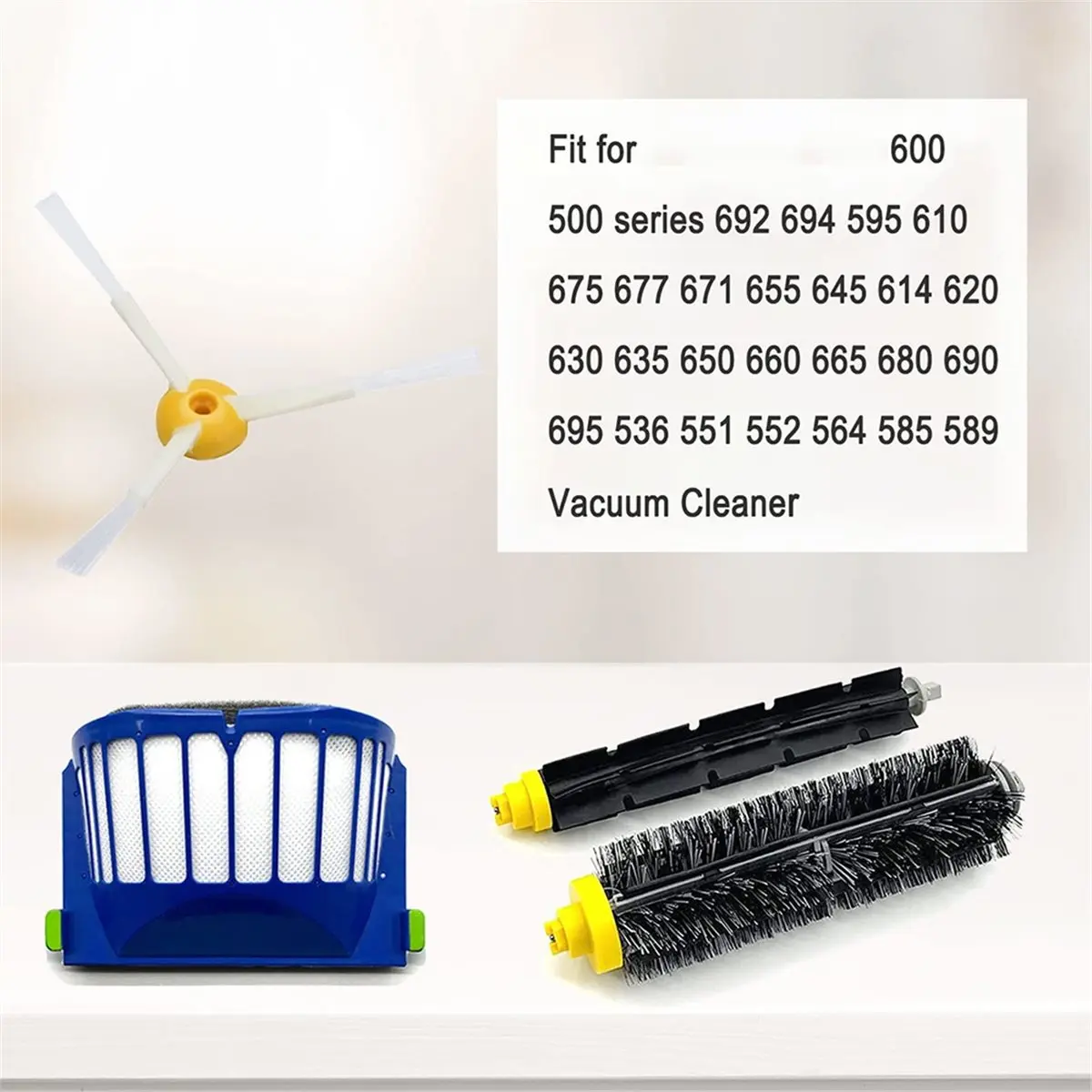 Replacement Parts for for 600 & 500 Series, Includes Filters & Brushes
Replacement Parts for for 600 & 500 Series, Includes Filters & Brushes