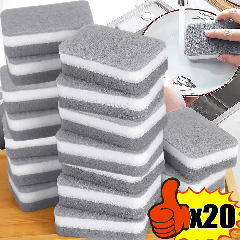 Dishwashing Sponge Reusable Washable Sponge Kitchen Scouring Pad Double-sided Spunge for Washing Dishes Kitchen Gadget Wholesale
Dishwashing Sponge Reusable Washable Sponge Kitchen Scouring Pad Double-sided Spunge for Washing Dishes Kitchen Gadget Wholesale