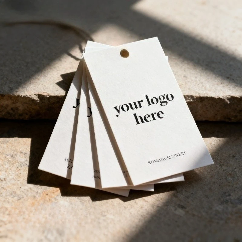 Luxury Custom Printed Paper Hangtags Personalized Brand Logo Handmade Clothing Labels Craft Swing Tags
Luxury Custom Printed Paper Hangtags Personalized Brand Logo Handmade Clothing Labels Craft Swing Tags
