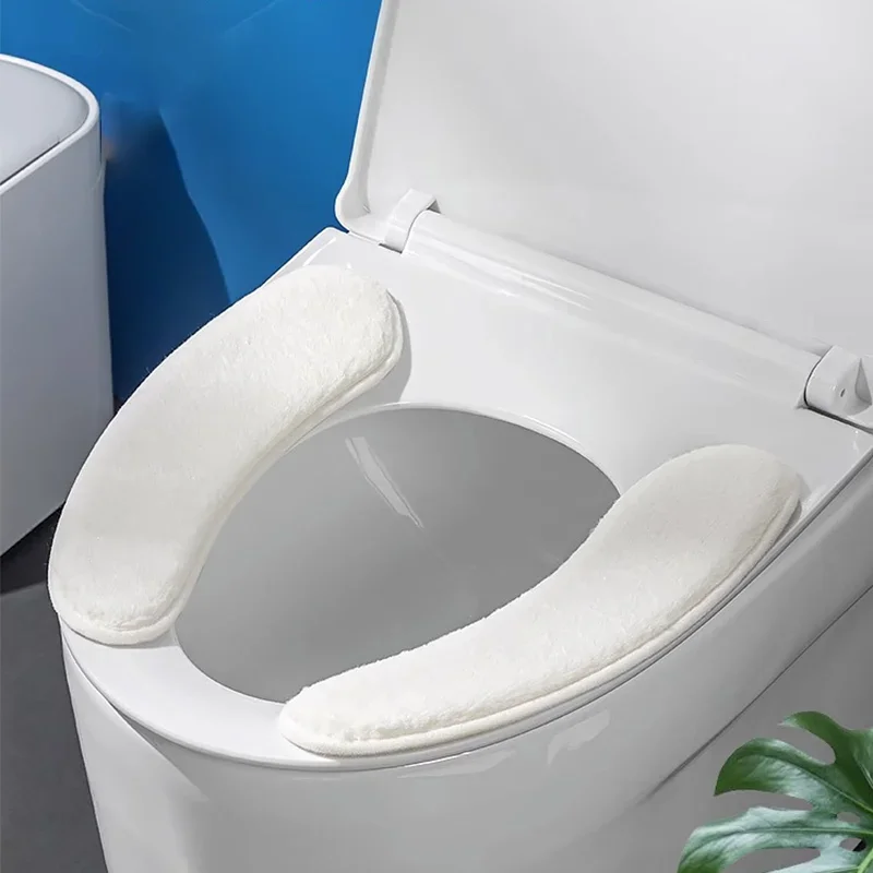 Toilet Seat Cushion Household Winter warm Plush Seat Ring Adhesive Universal Enlarged Thickened Toilet Seat Cover Toilet Mat Set
Toilet Seat Cushion Household Winter warm Plush Seat Ring Adhesive Universal Enlarged Thickened Toilet Seat Cover Toilet Mat Set