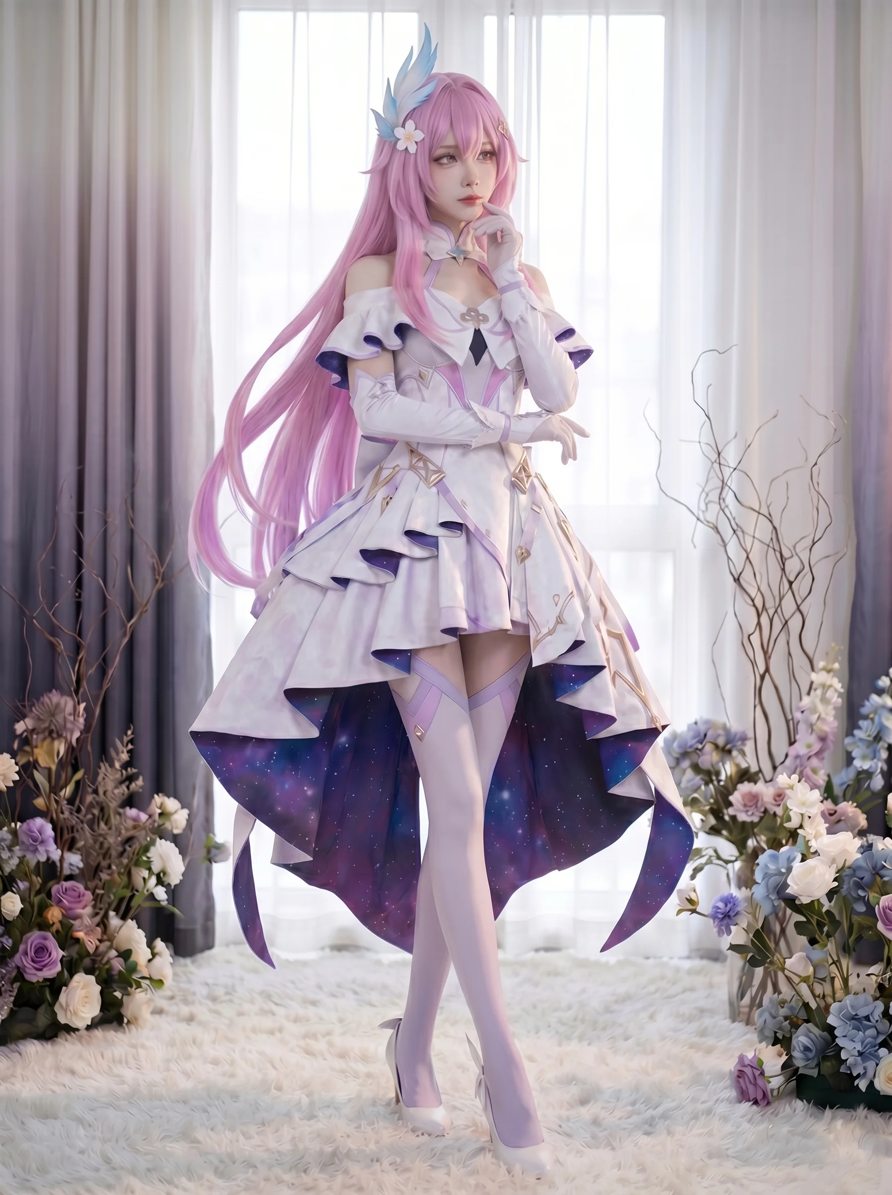 Anime Wuthering Waves Aemeath Cosplay Costume Women's Elegant Concert Dress Halloween Carnival New Uniform Socks Headwear Props
Anime Wuthering Waves Aemeath Cosplay Costume Women's Elegant Concert Dress Halloween Carnival New Uniform Socks Headwear Props