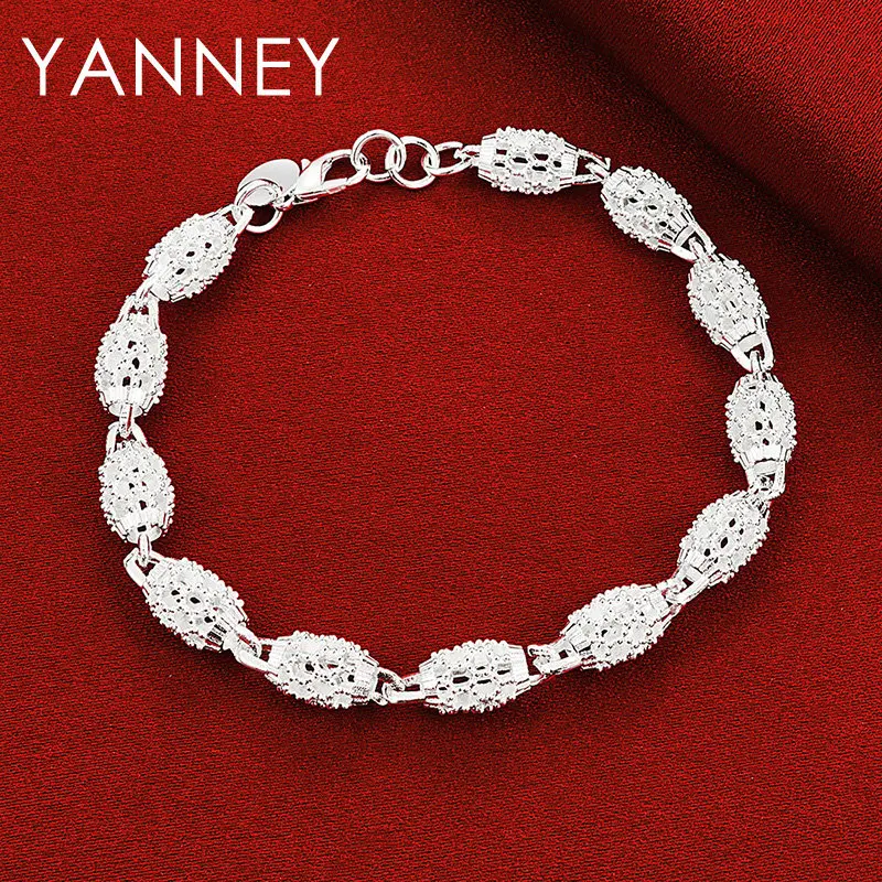 Charm 925 Sterling Silver 8 Inches Fine Bead Chain Bracelet Women Fashion Party Jewelry Engagement Gift
Charm 925 Sterling Silver 8 Inches Fine Bead Chain Bracelet Women Fashion Party Jewelry Engagement Gift