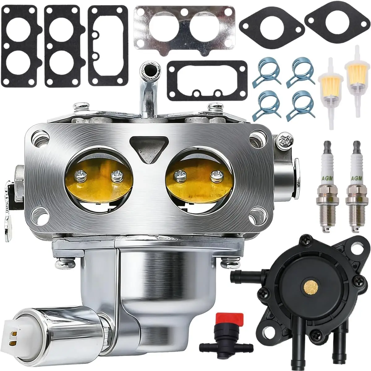 796997 Carburetor with Fuel Pump Fit for 796227 792295 796997 796258 Lawn Tractor for V-Twin 445677 445877 407777 40N877 40R877
796997 Carburetor with Fuel Pump Fit for 796227 792295 796997 796258 Lawn Tractor for V-Twin 445677 445877 407777 40N877 40R877