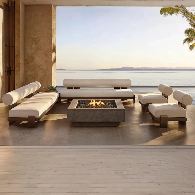 Customized Outdoor Teak Sofa Waterproof Lazy Sofa Coffee Table Terrace Villa Outdoor Garden Furniture park
Customized Outdoor Teak Sofa Waterproof Lazy Sofa Coffee Table Terrace Villa Outdoor Garden Furniture park