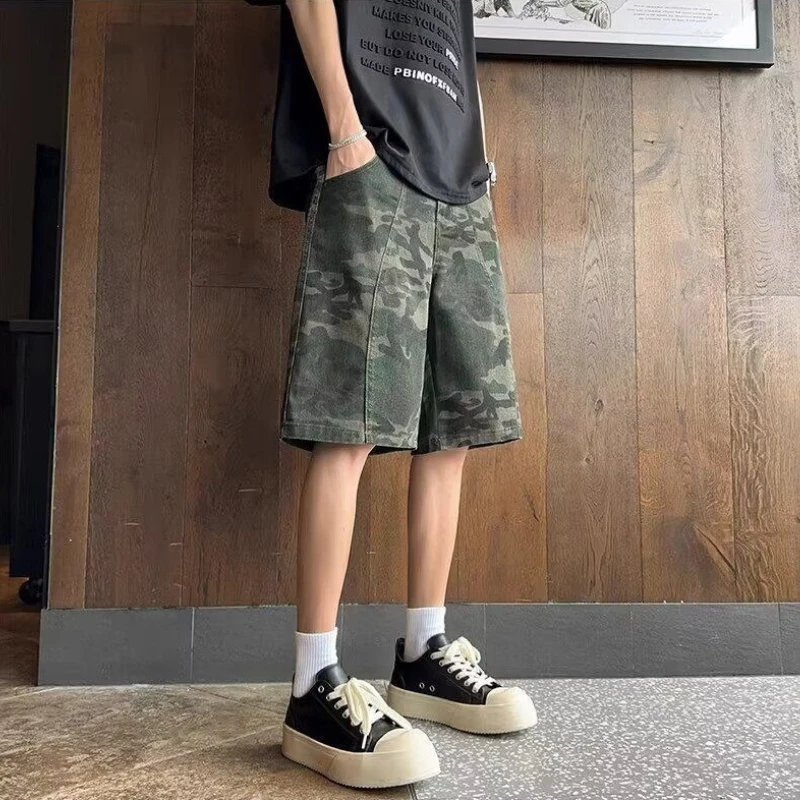 Men's Camo Cargo Shorts Loose Fit Military Outdoor Summer Shorts Casual Streetwear for Teen Boys
Men's Camo Cargo Shorts Loose Fit Military Outdoor Summer Shorts Casual Streetwear for Teen Boys