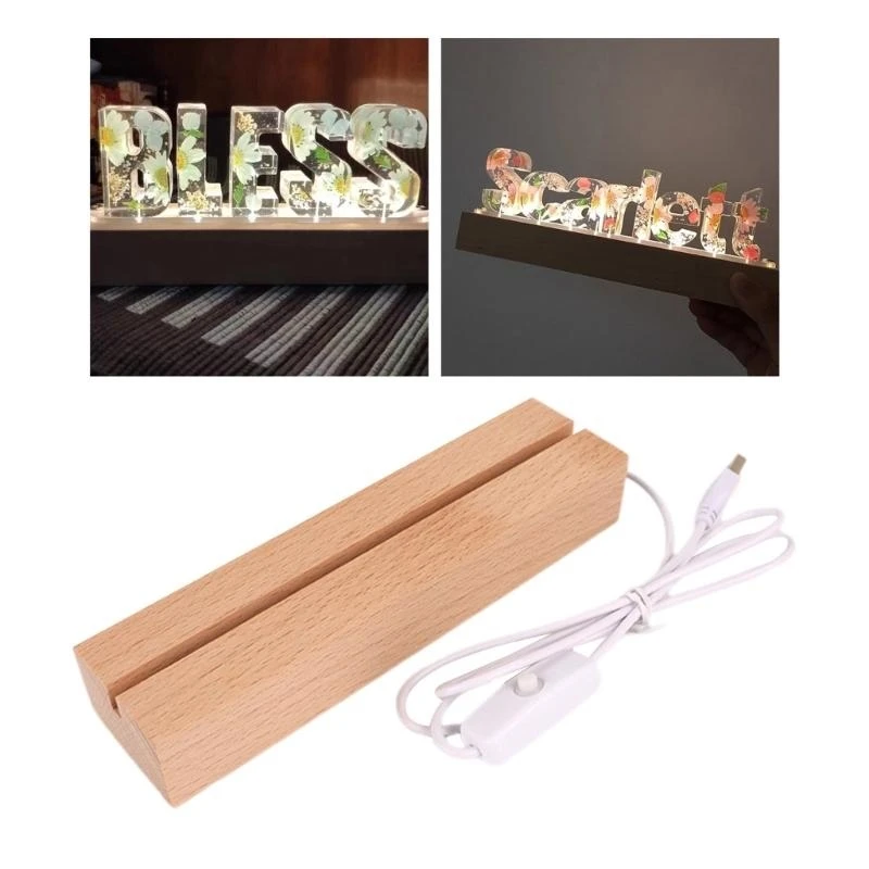 3XUA Wooden LED Lights Display Base for Resin Art Wooden LED Light Display Stand
3XUA Wooden LED Lights Display Base for Resin Art Wooden LED Light Display Stand