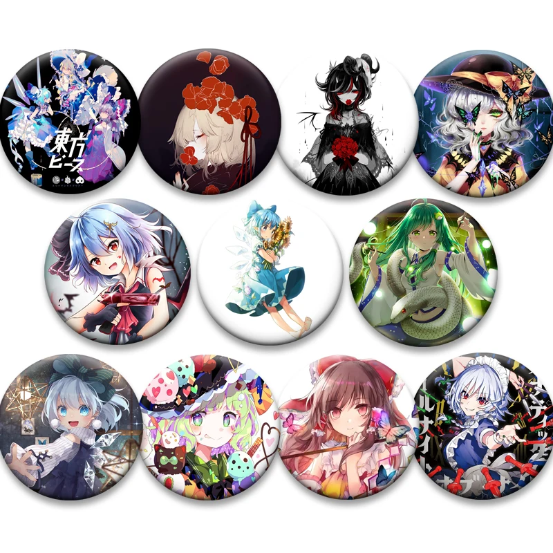 Game Anime Touhou Project Brooches Bag Accessories Daily Stylish Ornament Badge Round Cartoon Pins Souvenir Toy Cute Fans Gifts
Game Anime Touhou Project Brooches Bag Accessories Daily Stylish Ornament Badge Round Cartoon Pins Souvenir Toy Cute Fans Gifts